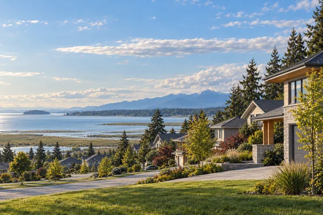 Photorealistic scene inspired by Tsawwassen First Nation, British Columbia
