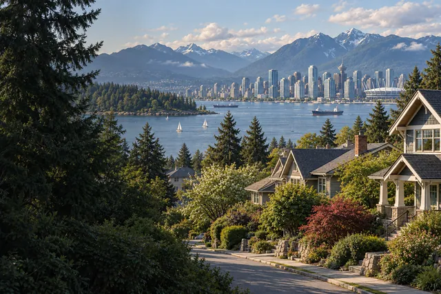 Photorealistic scene inspired by Vancouver, British Columbia
