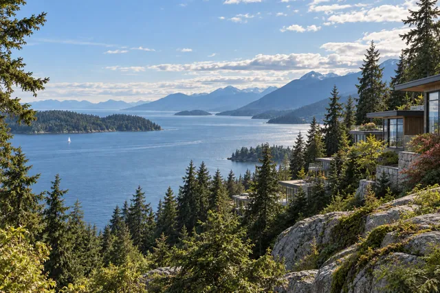 Photorealistic scene inspired by West Vancouver, British Columbia