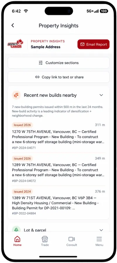 Property Insights screen 9