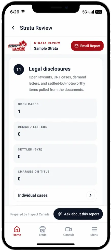 Strata Review screen 10