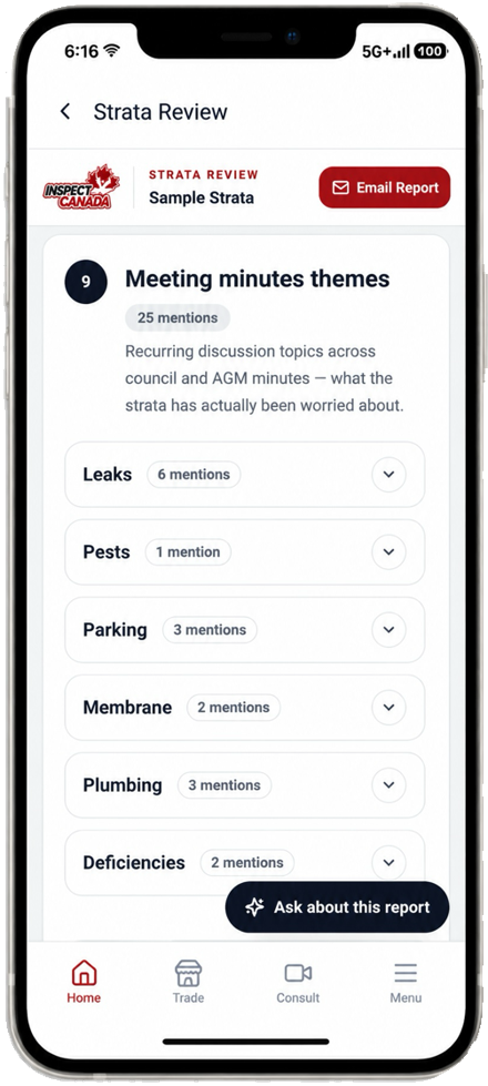 Strata Review screen 8